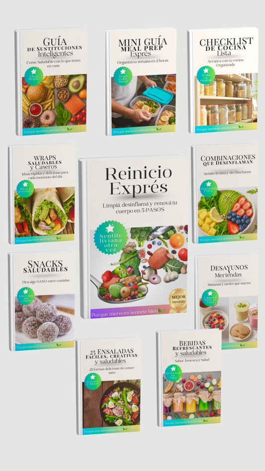 Libro Digital: Reinicio Exprés + 9 Bonus de Regalo